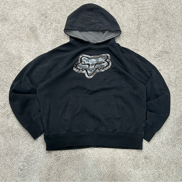 Fox Other - Fox Racing Logo Hoodie – Black (Men’s XL)
